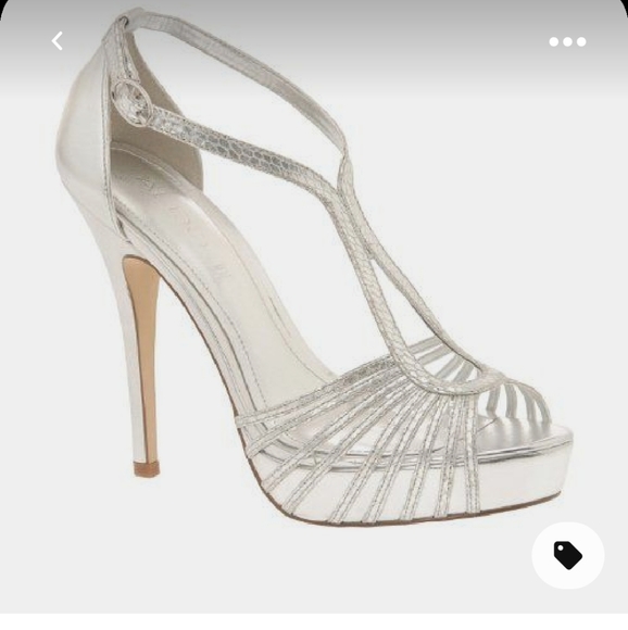 Aldo Gopie silver heels size 35